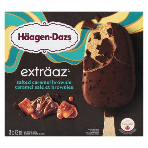 H Agen Dazs Salted Caramel Brownie Ice Cream Bars X Ml Canadian