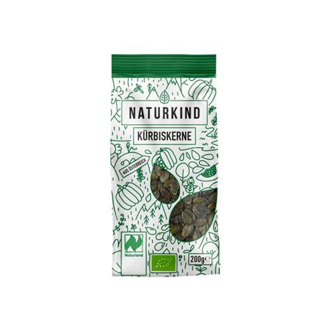 Bio Naturkind Kürbiskerne 200g Lebensmittel Versand eu Lebensmitt