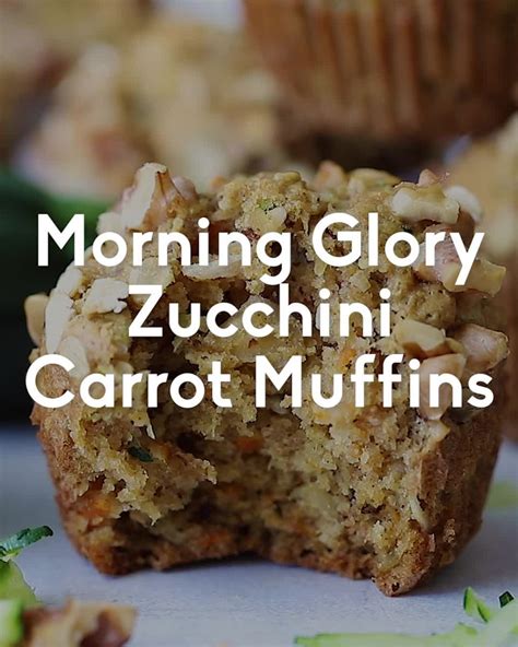 Morning Glory Zucchini Carrot Muffins Muffin Carrot Zucchini