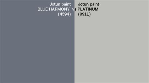 Jotun Paint Blue Harmony Vs Platinum Side By Side Comparison