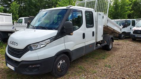 IVECO DAILY BENNE 6 PLACES 35C14 DOUBLE CABINE COFFRE IVECO 10852