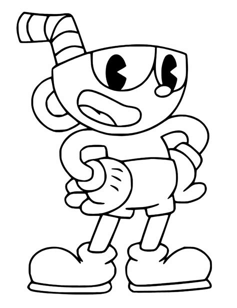 Desenhos De Cuphead - Desenhos de Cuphead para colorir - Bora Colorir