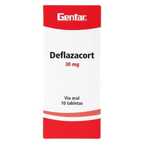 Deflazacort 30 Mg Caja con 10 Tabletas Genfar Mis Droguerías