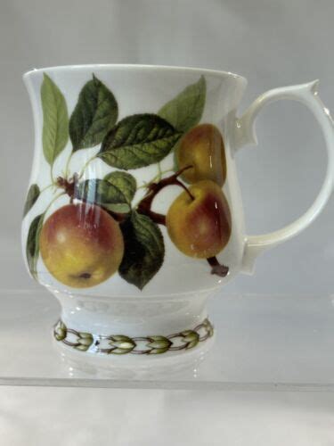 Queens Rhs Hookers Fruit Apple Fine Bone China Craftsmans Shape Mug