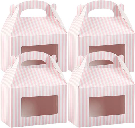 Restaurantware Bio Tek 85 X 48 X 55 Inch Gable Boxes For Party Favors 100 Durable