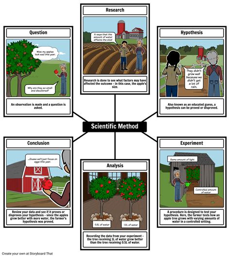 The Scientific Method Storyboard By Ani Science