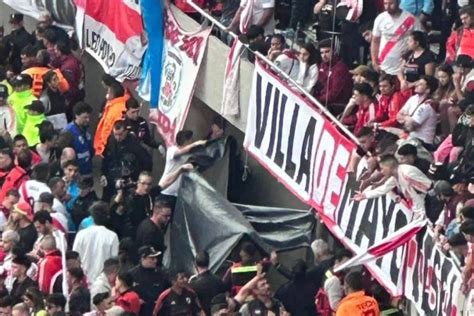 Exclusivo Revelan Video Donde Hincha De River Plate Cae Desde La