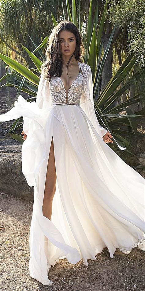 21 Fantastic Lace Beach Wedding Dresses Wedding Dresses Guide