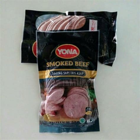 Jual Yona Smoked Beef Daging Sapi Iris 250gram Shopee Indonesia