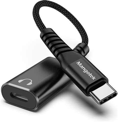 Mangotek Usb C To Lightning Adapter Lightning Female To Usb C Male Audio Adapter