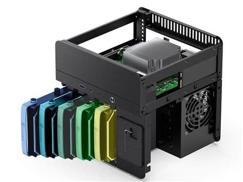 Jonsbo N Black Mini Nas Case Itx Disk Bays Mini Aluminum With