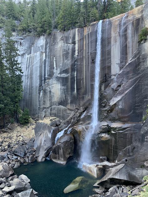 Vernal Falls at only a trickle this time of year : r/Yosemite