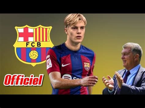 Le fc Barcelone tient enfin une nouvelle pépite dans lentre jeu