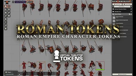 Roman Tokens Foundryvtt Version Youtube