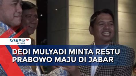 Didukung Golkar Di Pilkada Jabar Dedi Mulyadi Minta Restu Prabowo