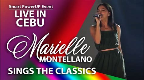 Cebuana Star Marielle Montellano Sings The Classics Youtube