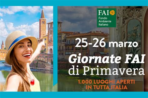 Il E Marzo Tornano Le Giornate Fai Di Primavera