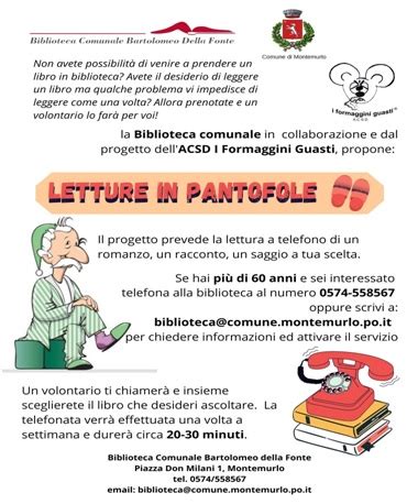 Letture In Pantofole Biblioterapia Per Anziani Letture Al Telefono