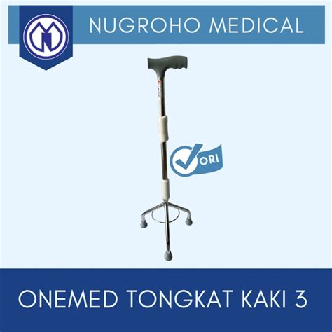 Jual TONGKAT KAKI 3 ONEMED Alat Bantu Jalan Tongkat Kaki 3 Tongkat