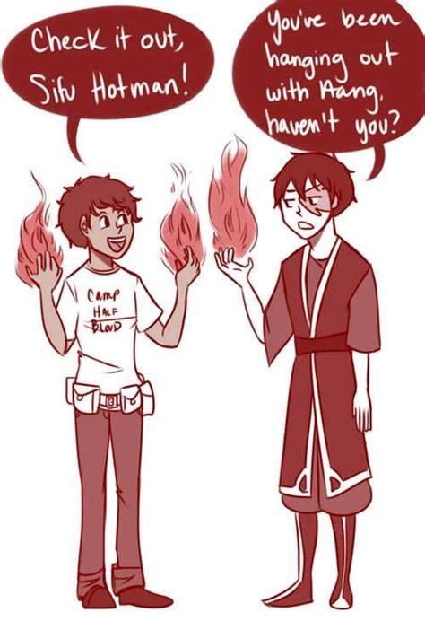 Fire Bending Percy Jackson Crossover Percy Jackson Funny Percy