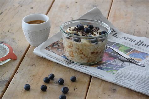 Overnight Oats Met Blauwe Bessen Puur Suzanne Vega And Vegan Recepten