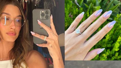 You Can Now Get Hailey Bieber S Stunning Glazed Donut Nails At Home