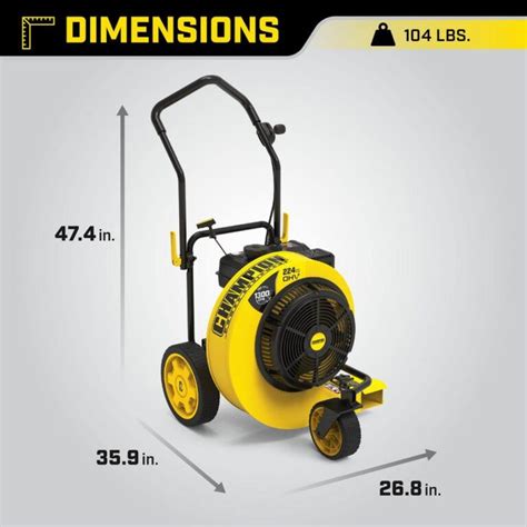 Champion Power Equipment Mph Cfm Cc Walk Behind Gas