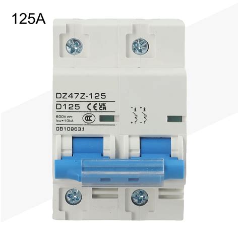 Dc Mcb For Solar Pv 2p 125a 100a 80a 600v Circuit Breaker Pv Battery 125a