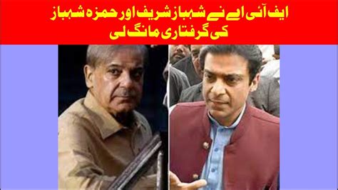 The Fia Demanded The Arrest Of Shahbaz Sharif And Hamza Shahbaz I Desi