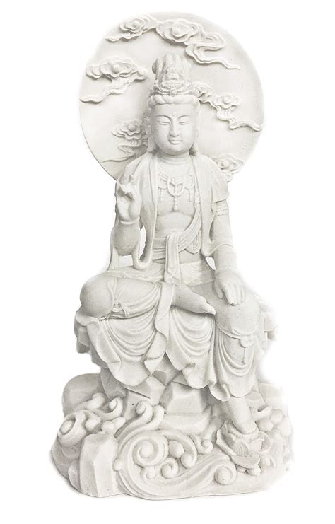 Buy Bellaa 21130 Kwan Yin Statue Lady Buddha Blessing Sitting