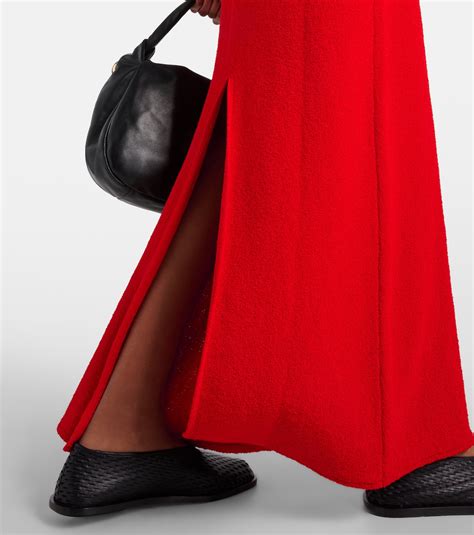 Lara cutout bouclé maxi dress in red Proenza Schouler Mytheresa