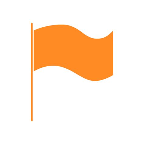 Orange Flag Icon