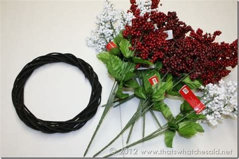 DIY Berry Wreath - That's What {Che} Said...