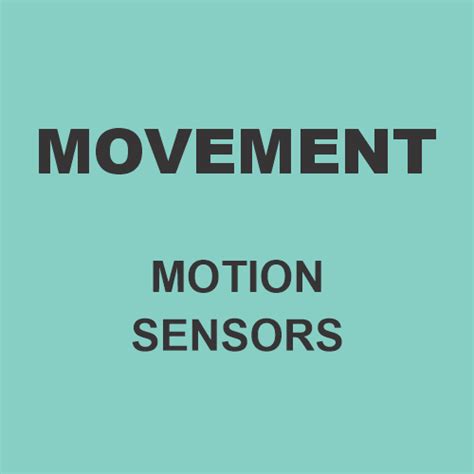 Movement Sensors Linear Lux