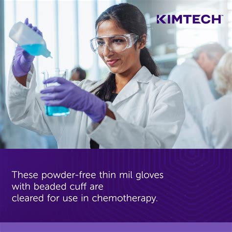 Kimtech Purple Nitrile Xtra Exam Gloves Mil