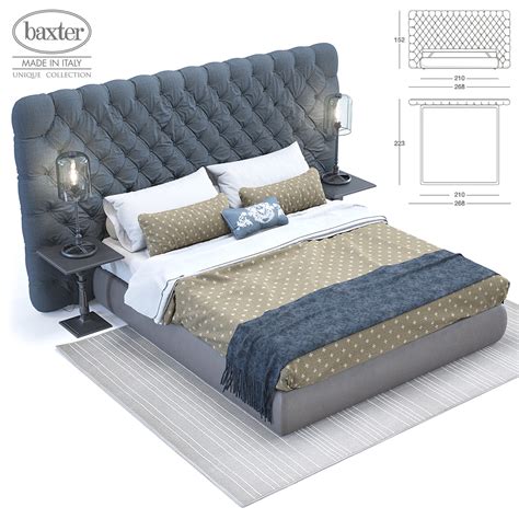 Baxter Heaven Bed 3d Model 59 Max Obj Free3d