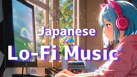 Lofi Music Japaneserainbow In The Skylo Fi Kimono Girlchillrelax