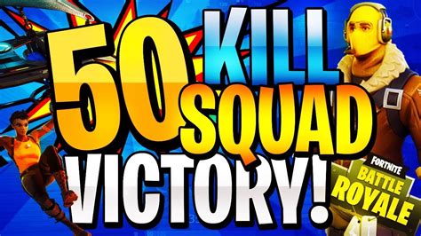 Kill Squad Win Fortnite Battle Royale Youtube