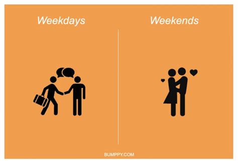 Weekdays Vs Weekends Just Accurate Bumppy