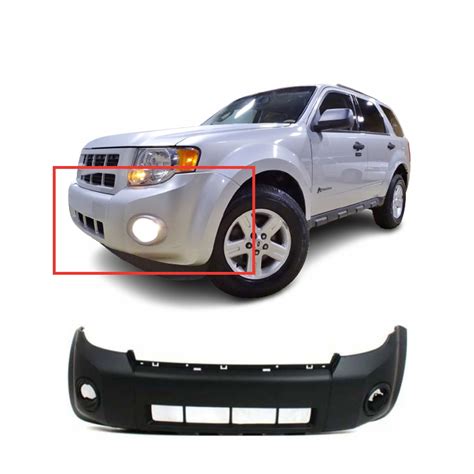 Primed Front Bumper Cover Fascia For Ford Escape Hybrid Xls