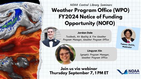 Fy Notice Of Funding Opportunity Nofo Noaa Weather Program Office