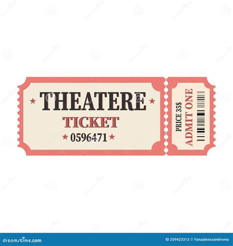 Theatre Ticket Design. Ballet School Flyer Template. Silhouette Of A ...