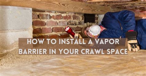 4 Steps Involved In Installing A Vapor Barrier In Your Crawl Space