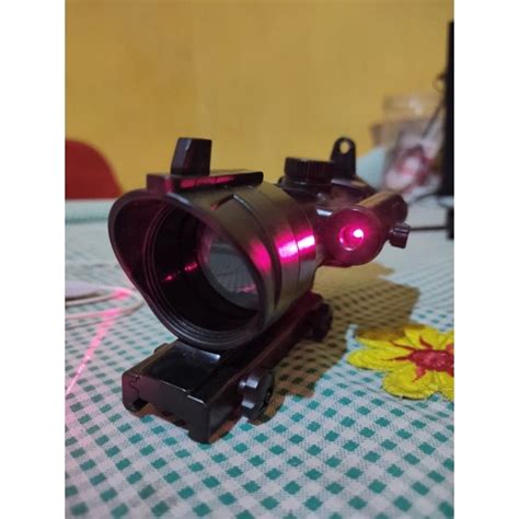 Jual Scope Trijicon Acog For Wgg Dcobra Dummy Zoom Skala 11 With Laser