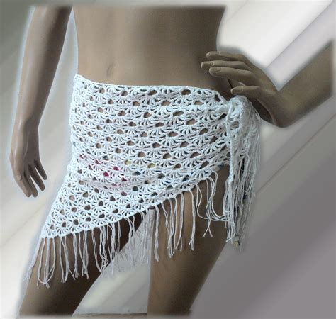 Pareo Blanco A Crochet Crochet Skirt Pattern Crochet Bag Crochet Patterns Crochet Ideas