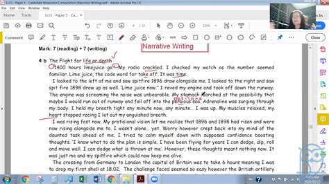 Live Lesson Igcse English Language Candidate Responses Composition