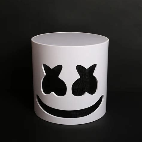 Perfect Type!!!PVC Marshmallow Helmet Marshmello Mask Disc Jockey ...