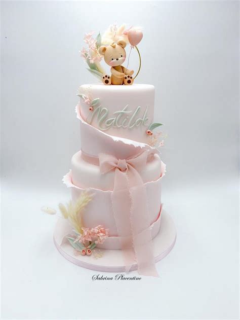 Teddy Bear Cake Decorated Cake By Sabrina Placentino Cakesdecor