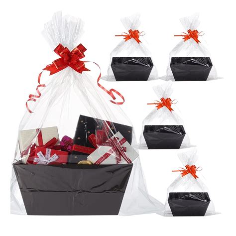 Aoibrloy Black Gift Basket Empty Pack Empty Gift Baskets Etsy