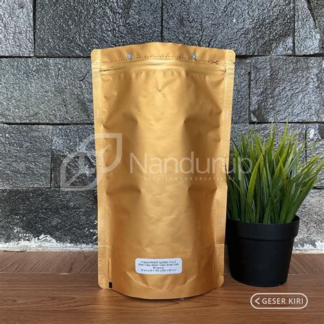 Jual 50 Pcs Kemasan Kopi KPack Standing Pouch Warna 18x29 Cm Shopee